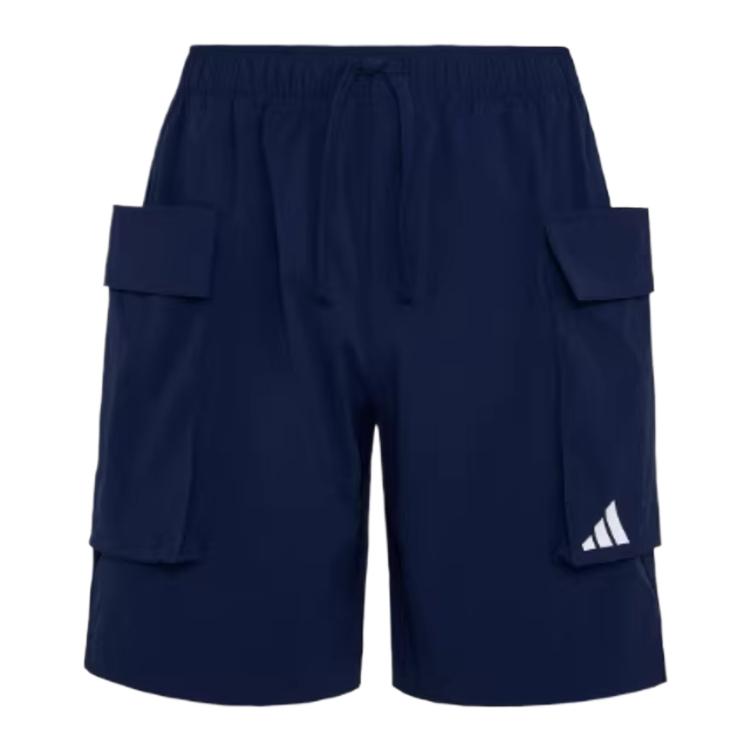 adidas Спортивный Стиль Шнуровка Однотонные Средняя Посадка Повседневные Шорты Мужские шорты KX4875