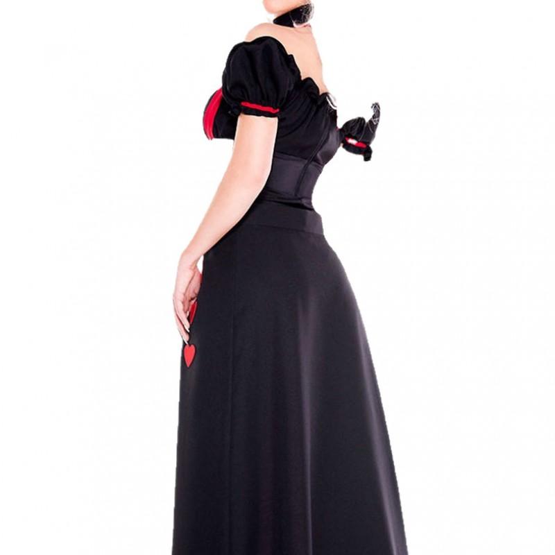 Halloween Cosplay Red Queen Dress Alice In Wonderland Costume Women