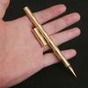Бамбуковая модель Чистая латунь Ручная работа Металлическая фирменная гелевая ручка Каваи Канцелярские товары