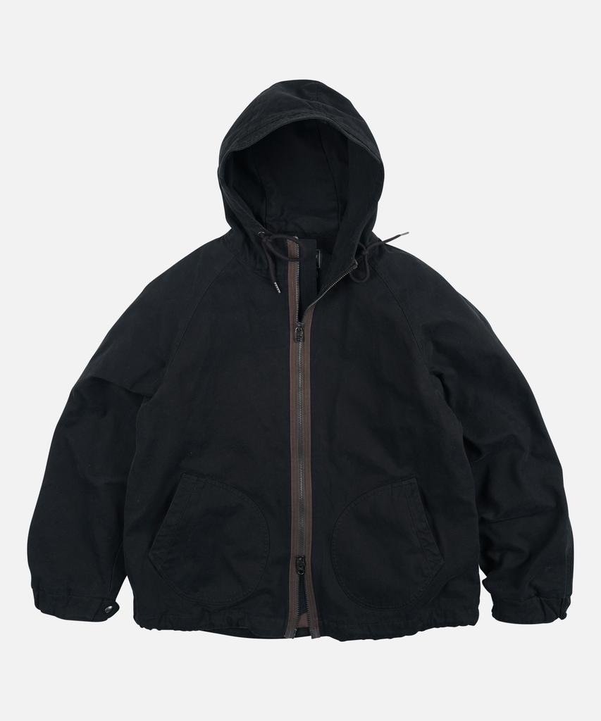 Парка с капюшоном Frizmworks из джинсовой ткани Jungle Cloth _ Черный