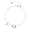 Fashion Korean 925 Sterling Silver Link Chain Planet Star Charm Bracelet &Bangle For Women Wedding Jewelry Hypoallergenic Sl097