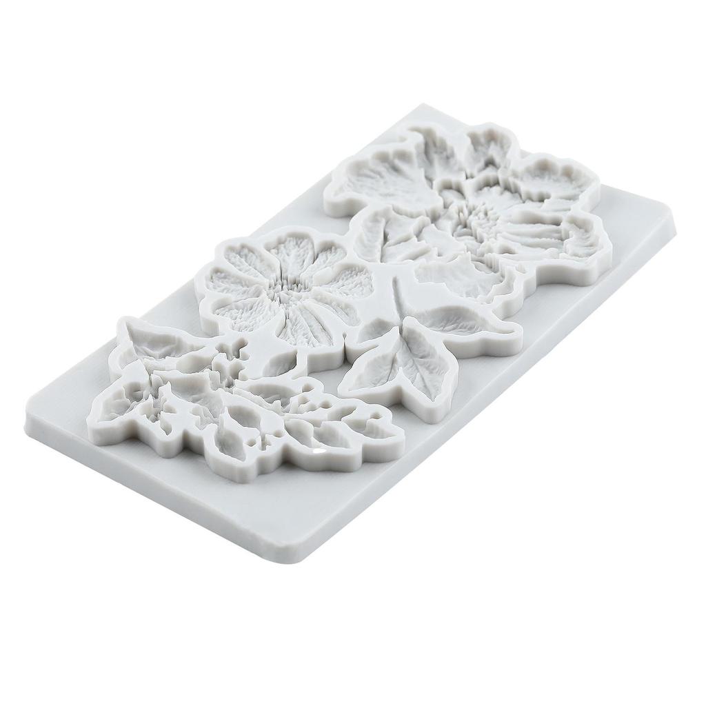 Силиконовая форма роза Пион Формы для мастики Инструменты для украшения торта Топпер для кекса Конфета Сахарная мастика Полимерная глина