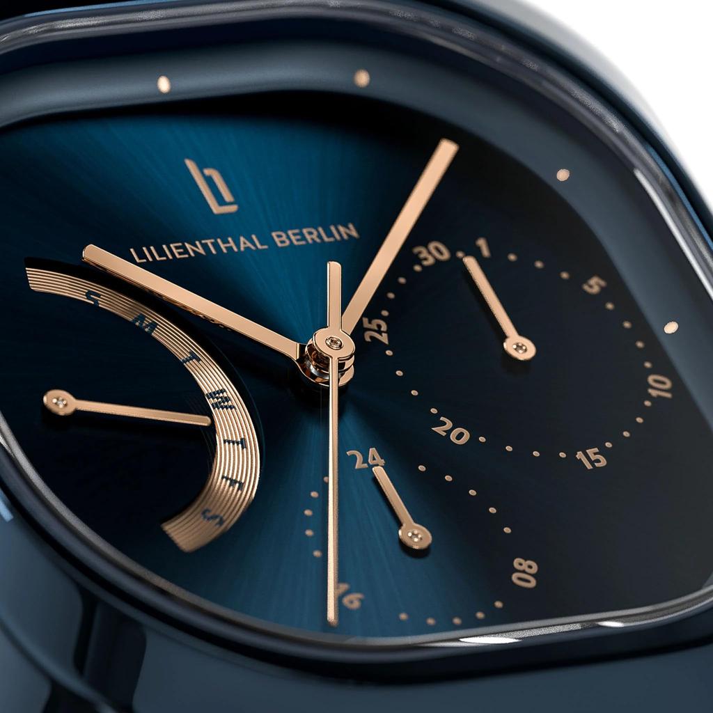 Lilianthal Berlin Многофункциональные часы Made in Blue, Германия, M1-005-CSB009ES, Женские,