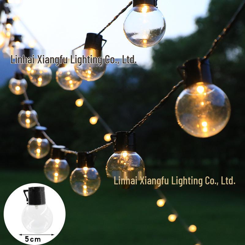 Outdoor LED G50 Globe String Lights - Waterproof Camping Tent Fairy Lights