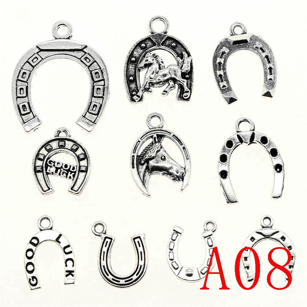 Древние серебряные подвески с животными, компоненты ювелирных изделий ручной работы