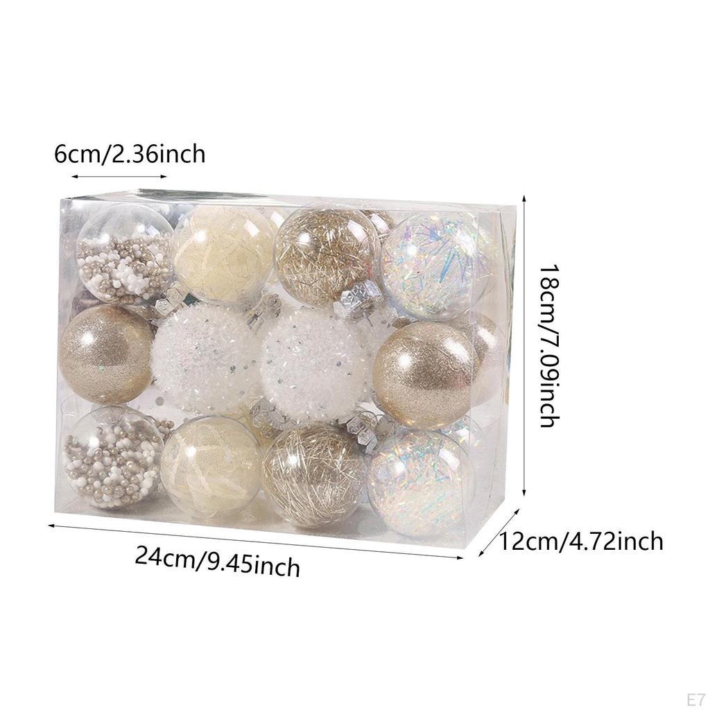 24 шт. Рождественские шары украшения поделки DIY подвесные шары безделушки