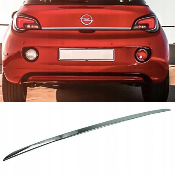 OPEL ADAM - Chrome Trunk Trim - Tailgate Accent - Premium Car Rear Detail - Shine Enhancer Tuning