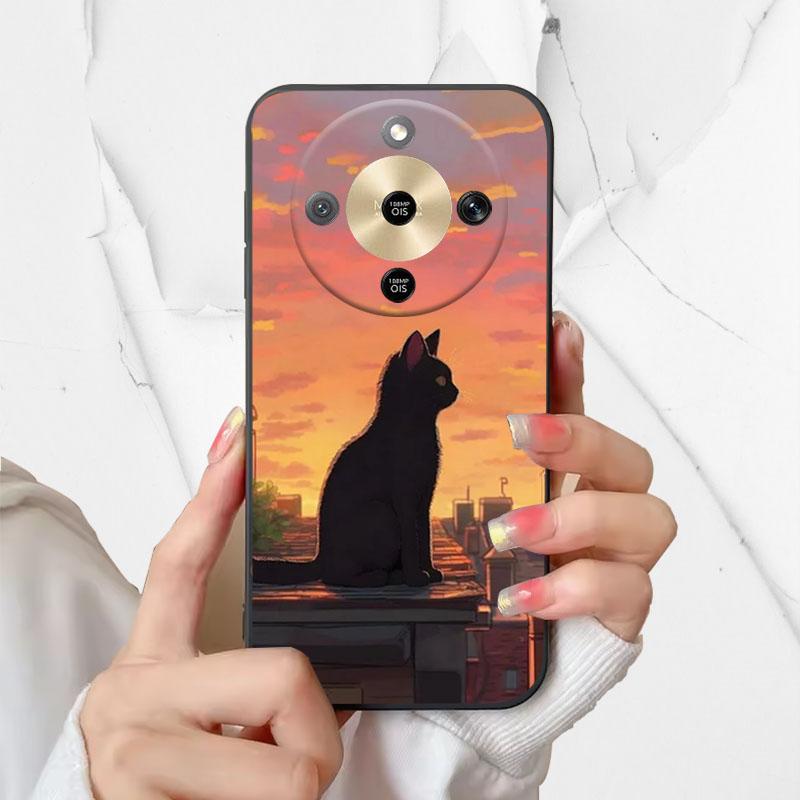 For Honor X9d Case Soft TPU Phone Case For Honor Magic8 Lite Matte Back Cover For Honor X70 Shockproof Silicone Bumper Funda