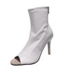 Women's Shoes 2024 High Quality Slip-on Women's Boots Fashion Pleated Office and Career Sexy Pointed Zapatos
