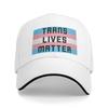 Transgender Pride LGBTQ Baseball Caps Casual Trans not Threat Sandwich Hats Unisex Polyester Caps Hat Outdoor