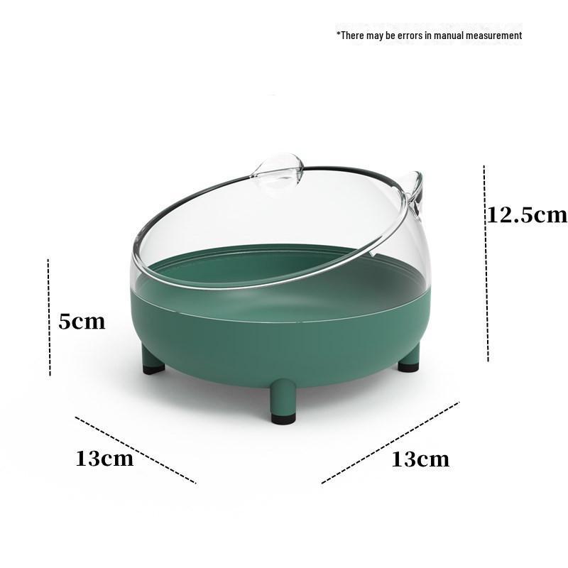 Гнездо для хомяка двойного назначения: Ванна с песком и защитой от брызг мочи