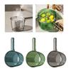 Transparent Kitchen Water Scoop With Large Capacity PP Ergonomic Handle See Through Water Dipper Bathing Mug
