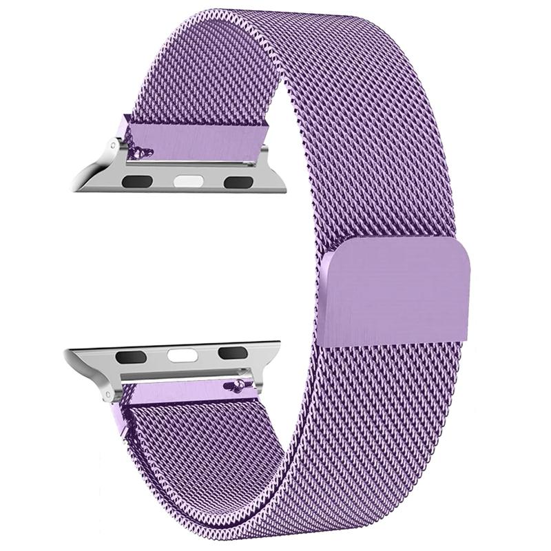 Milanese Loop Band for Apple Watch Strap Ultra 2 49mm 45mm 44mm 42mm 41mm 40mm 38mm Metal Wristband Bracelet iWatch Series 3 4 5 6 7 8 9 SE
