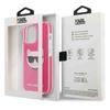 Etui do iPhone 13 Pro Karl Lagerfeld Choupette Head Fuksja