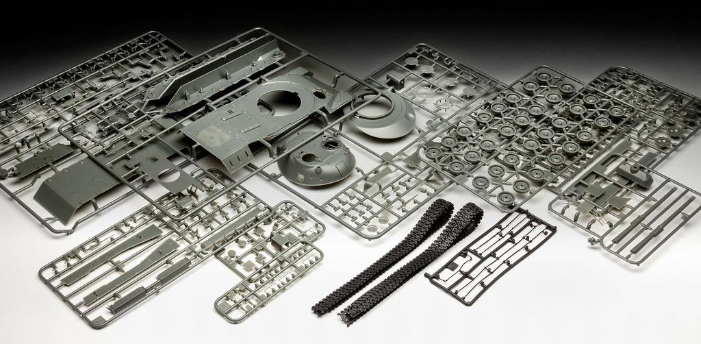 Пластиковая модель немецкого танка Leopard 1 в масштабе 1/35