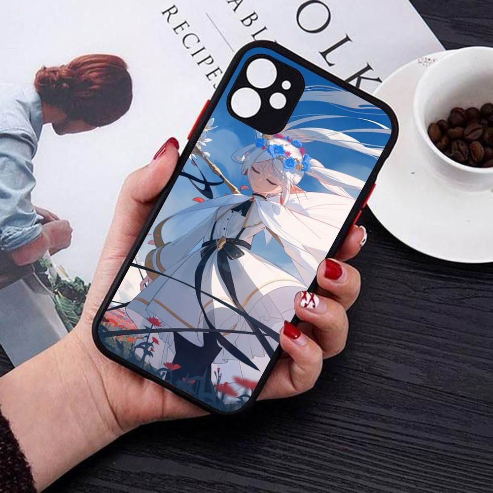 Горячий японский аниме-комикс Фрирен Чехол для телефона Для IPhone 14 11 12 13 Mini Pro Max 8 7 Plus X XR XS MAX Полупрозрачная матовая крышка