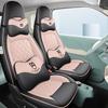 Lingbao UNI Cartoon Car Seat Cover - Full Coverage, Wear-Resistant Leather.