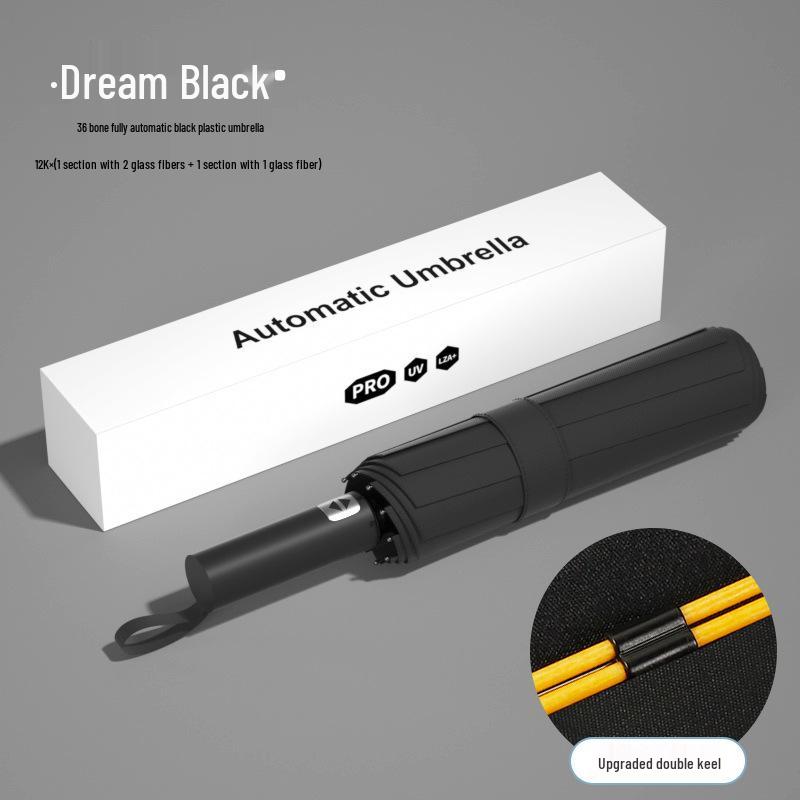 Усиленный ветрозащитный солнцезащитный зонт с черным клеем для студентов, мужчин и женщин