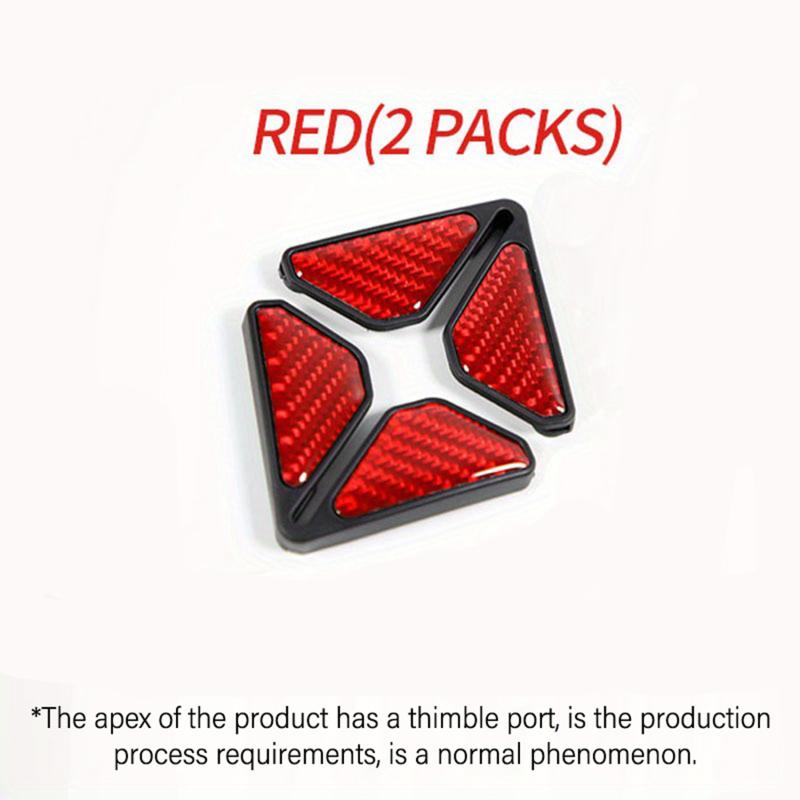 2pc Car Door Corner Protective Cover Anti-collision Anti-Scratch Carbon Fibre Protection Cover Car Door Corner Guard Accessories