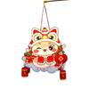 PVC Chinese Snake Year Portable Lantern Cartoon New Year Luminous Lantern  Good Luck Decoration