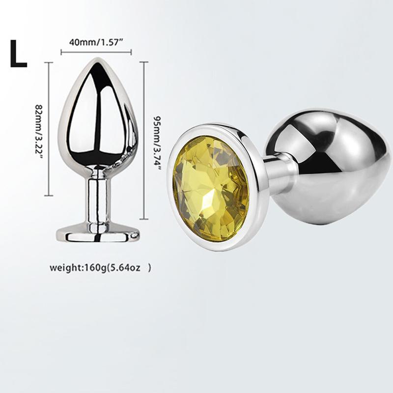Мини Анальная пробка Игрушки для взрослых Для мужчин Женщин Анальная пробка Металл Эротика Интимная Эротика Секс-игрушки Пары Товары для взрослых XXS XS SML