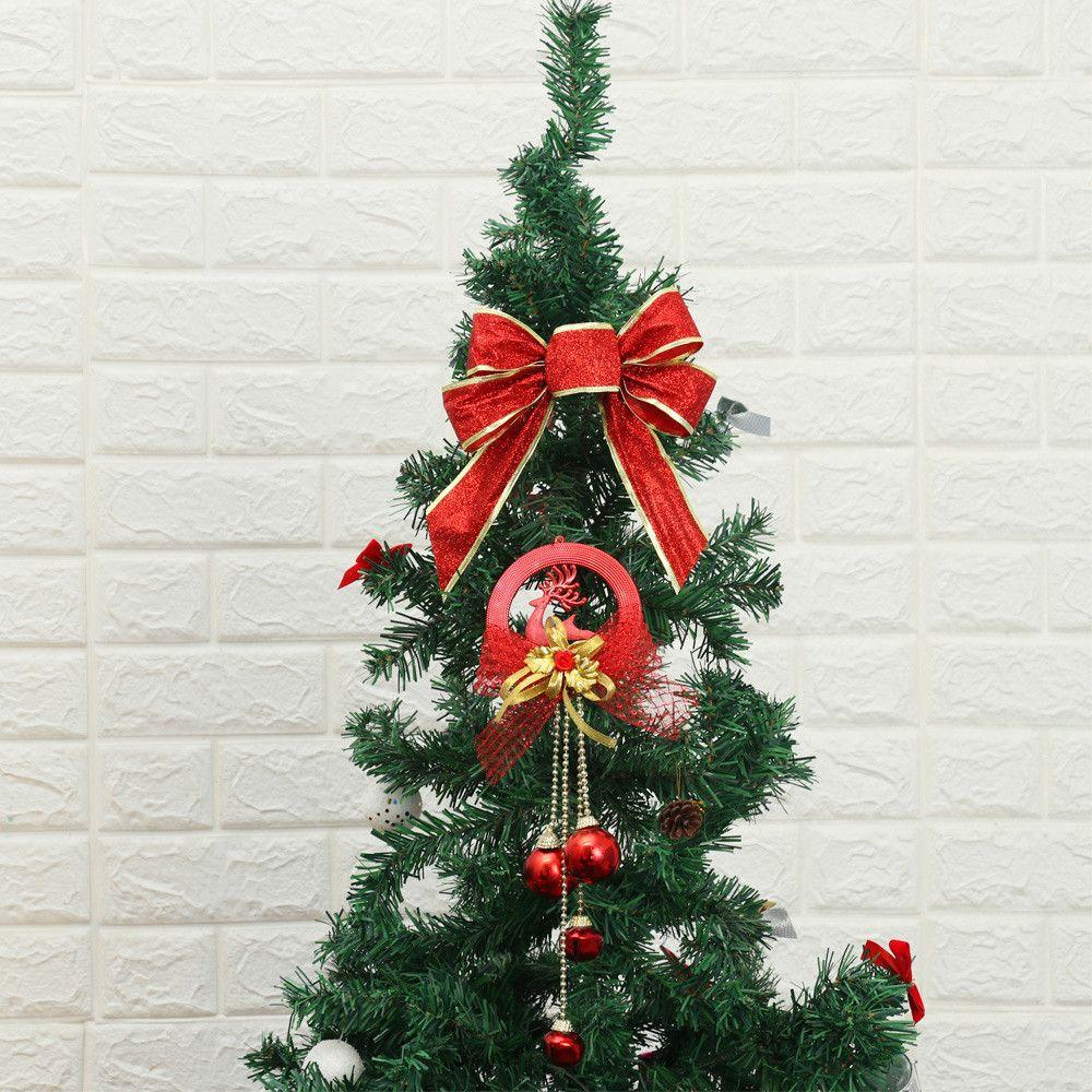 Decorate Gold Powder Bow Pendant Christmas Christmas Decorations Bow Christmas Bow