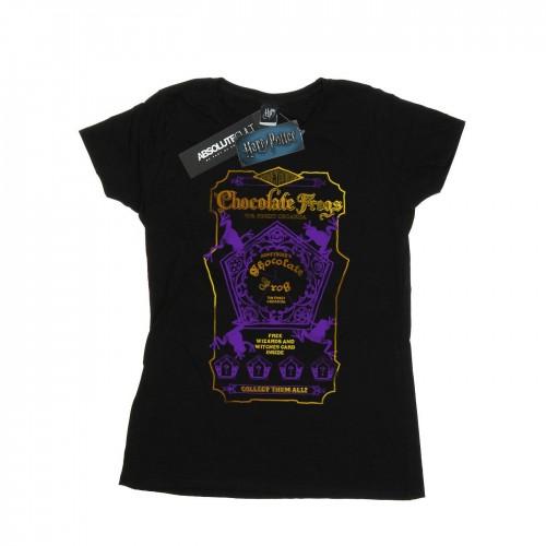 Harry Potter Womens/Ladies Chocolate Frogs Coloured Label Cotton T-Shirt