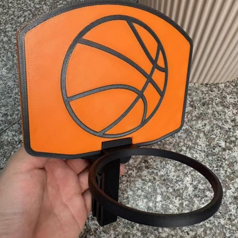 Portable Stress Relief Basketball Hoop for Wall or Desk Mount Entertainment Home and Office Indoor Entertainment Toy