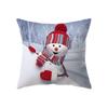 С Рождеством милый снеговик с принтом наволочка для дома, гостиной, украшения дивана, полиэстеровая подушка, наволочка