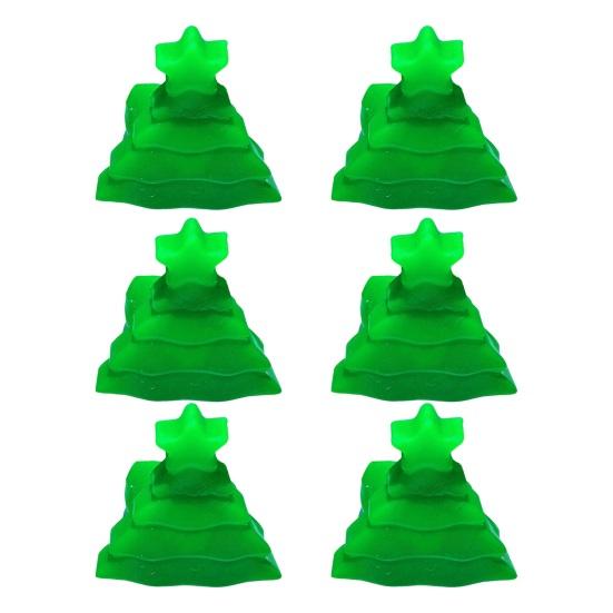 6/24 шт. рождественские кольца праздничные вечерние пальчиковые гирлянды Санта снежинка елка снеговик олень светящееся кольцо праздничные светящиеся игрушки