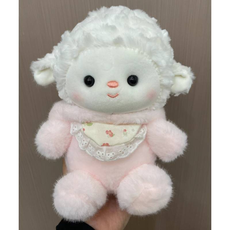 Cute Lamb Plush Doll With Sleep Hat For Kids And Baby Bedtime Comfort