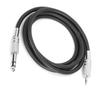 Audio Cable 3.5mm (1 8 Inch) Male to 6.35mm (1 4 Inch) Male TRS Stereo Audio Adapter CableBlack 1.5m   4.9ft