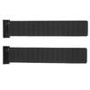 Magnetic Watch Band 26mm Sweat Proof Silicone Watch Strap Quick Release Watchband for Vertix 2 Black