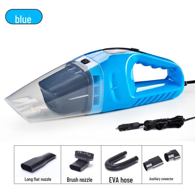 Автомобильный пылесос высокой мощности 120 Вт: Ручной пылесос двойного назначения для влажной и сухой уборки с мощным всасыванием