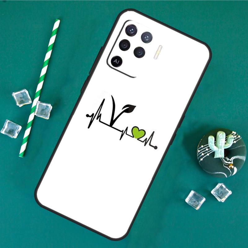 Vegetarian VEGAN ANIMAL LOVE VEGGIE Case For Oppo A40 A60 A80 A16 A76 A96 A18 A38 A58 A78 A98 A91 A15 A17 A74 A94 A54 A57S Cover