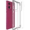 IMAK For Motorola Edge 50 Fusion 5G Case PC+TPU Phone Cover Airbag Corners