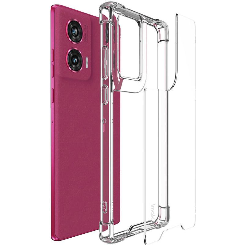 IMAK For Motorola Edge 50 Fusion 5G Case PC+TPU Phone Cover Airbag Corners