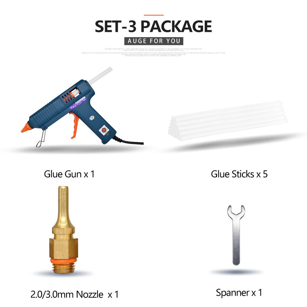 150 Вт термоплавкий клеевой пистолет с контролем температуры для дома, DIY, промышленное производство, использование 11 мм, клеевые стержни, сопло из чистой меди