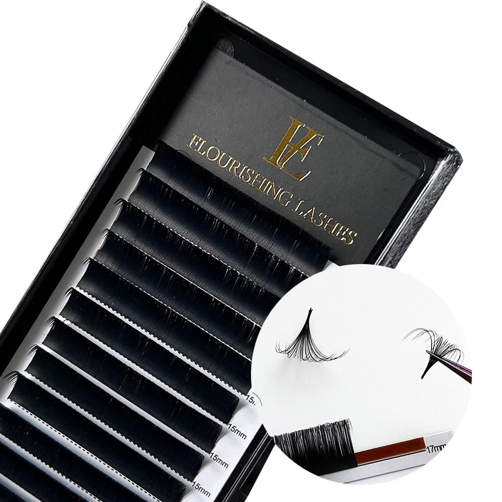 Lash Trays 0.03 0.05 0.07 0.10 Easy Fan Volume Eyelash Extension Easy Blooming Eyelash Extension 0.03 0.05 0.07