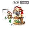 TOYLINX Street & City View Model Building Blocks - ABS Children's Construction Toys, Mini Creative Home Decor Ornaments