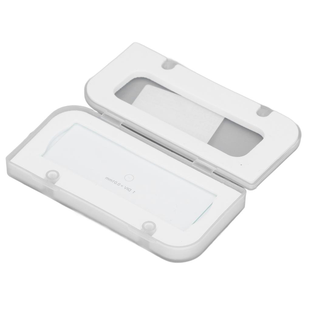 0,01 мм Сценический микрометр Калибровочный слайд для микроскопа с камерой Оптическое стекло для калибровки микроскопа