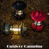 1PC LED Tent Light Outdoor Without Battery Retro Waterproof Portable Camping Lamp Super Bright for Hiking Fishing