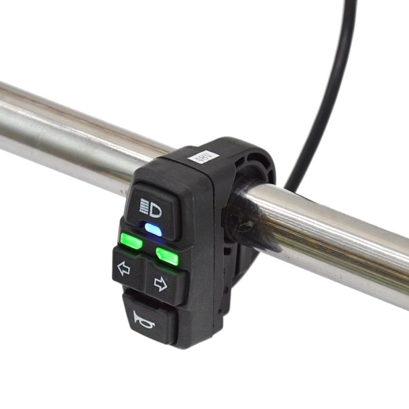 Переключатель 3-в-1 для электромобиля для фар + звуковой сигнал + указатели поворота, интеллектуальные детали «сделай сам»