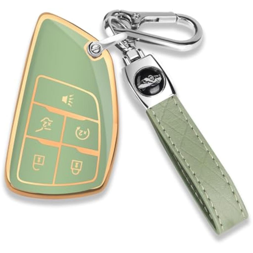 Мягкий защитный чехол из ТПУ для брелка Chevrolet, совместимый с совместимыми моделями Chevrolet 2021-2025 годов