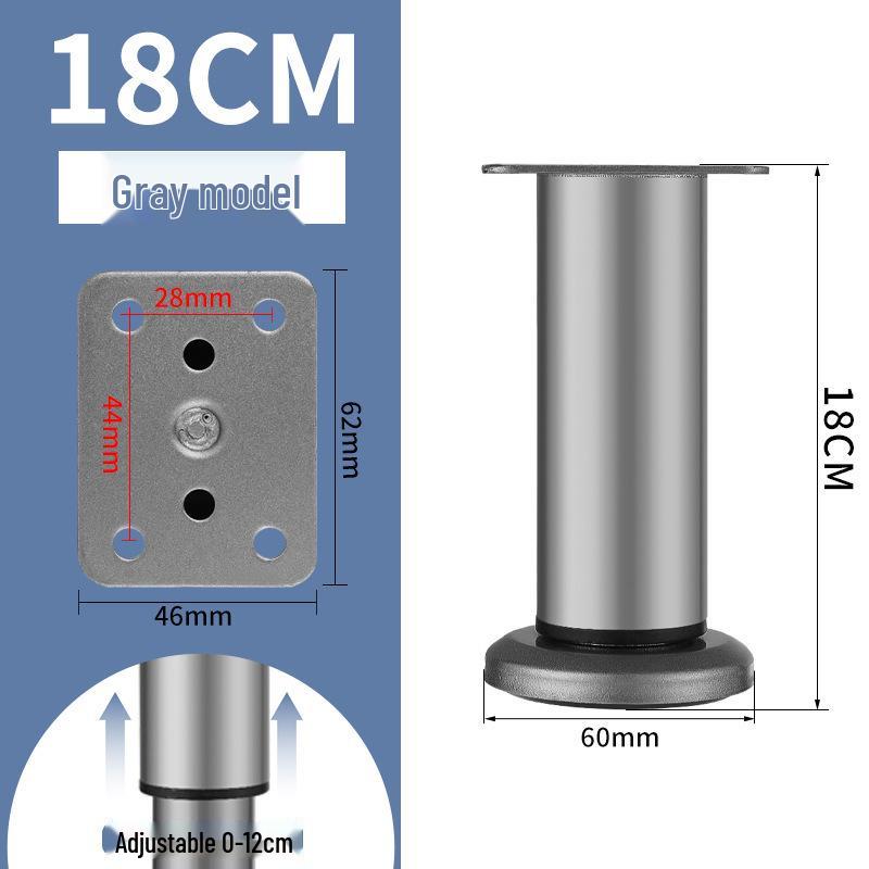 Регулируемые ножки из нержавеющей стали для дивана, тумбы под телевизор, журнального столика, шкафчика для ванной и кровати.