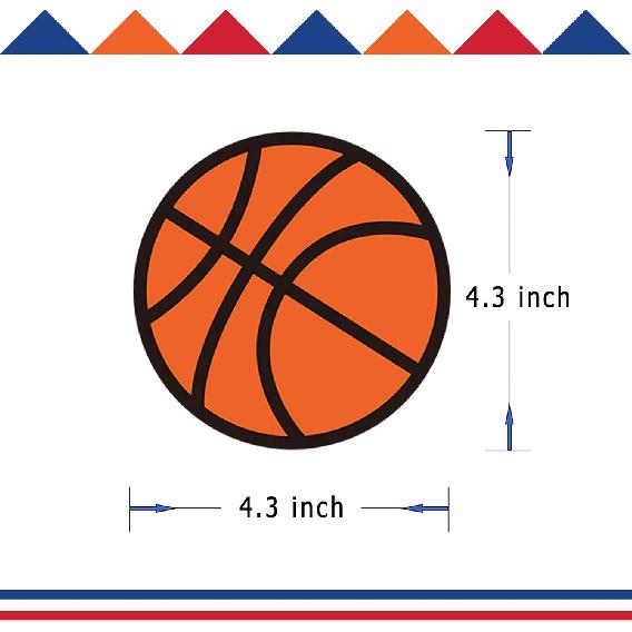 Basketball Birthday Banner | Basketball Theme Happy Bday Bunting Sign, Basketball Party Decoration