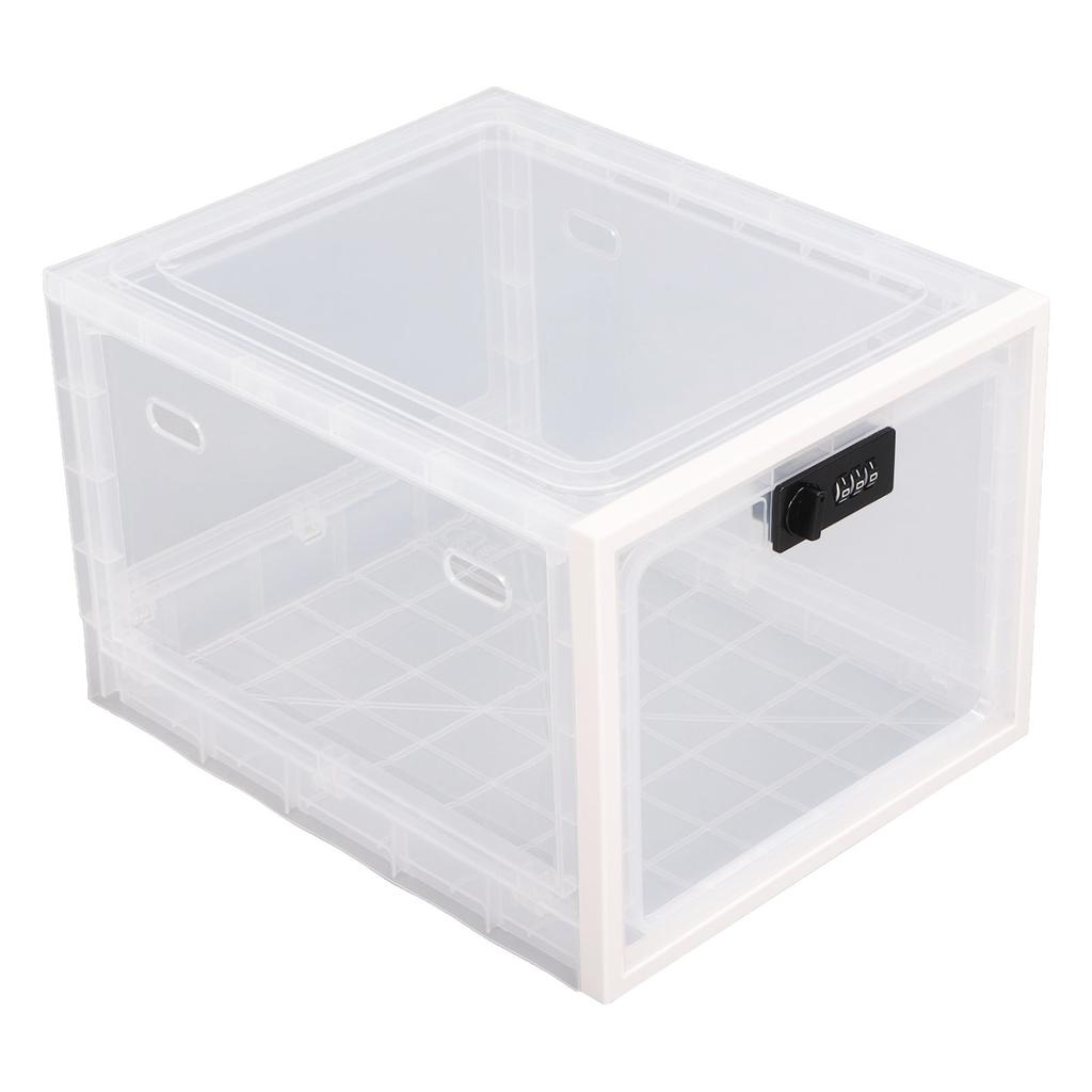 Lock Box Clr Food Storage Container Medicine Case with 3 Digit Combination Lock for Home