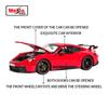 AABKP1 Maisto 1:18 2022 Porsche 911 GT3 Sports Car Orange Static Die Cast Vehicles Collectible Model Car Toys