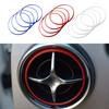 Car AC Air Condition Outlet Vent Trim Ring Stickers For Mercedes Benz SLK SLC R172 SLC180 SLC200 SCL300 SLC43 AMG