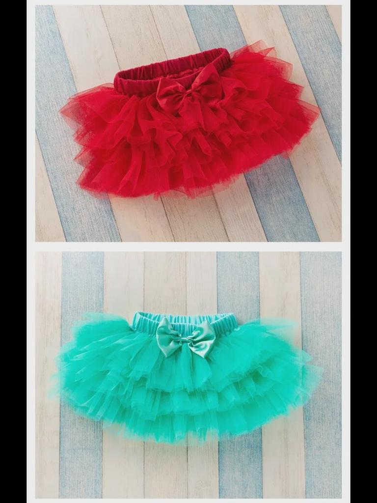 Стильная однотонная шестислойная сетчатая юбка-пачка принцессы для девочек